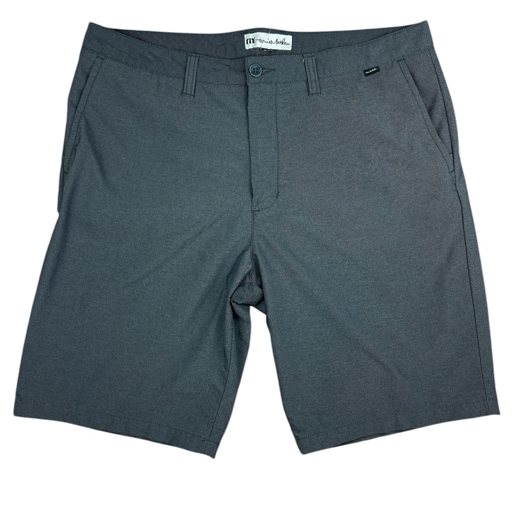 Travis Mathew Shorts Men’s 38 (Approx) Gray Golf Flat Front Outdoor -‎ READ!